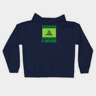 Favorite F-Word (Green Version) Kids Hoodie